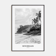 Seychelles Portrait B&W Poster