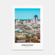 Shreveport Portrait Color Poster