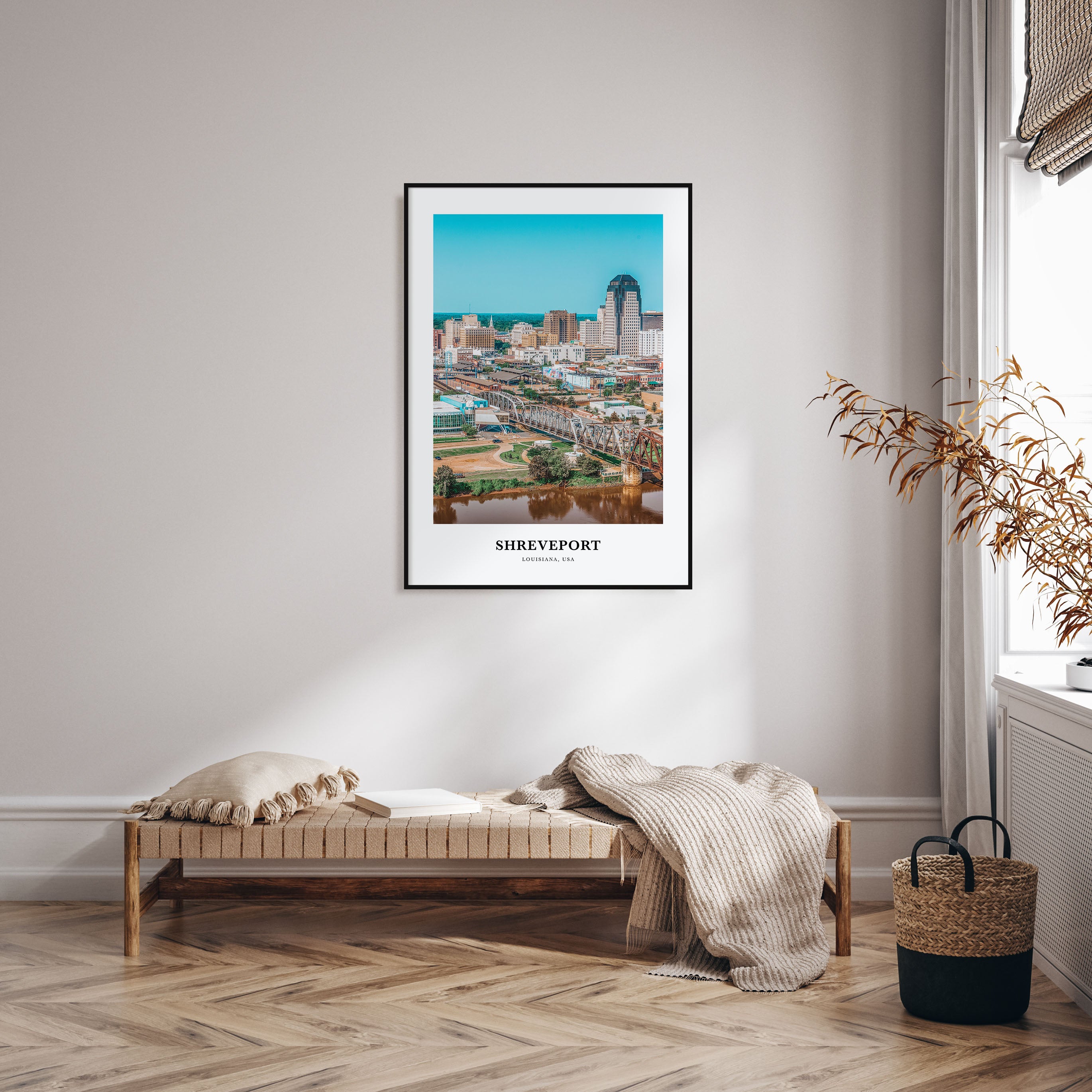 Shreveport Portrait Color Poster