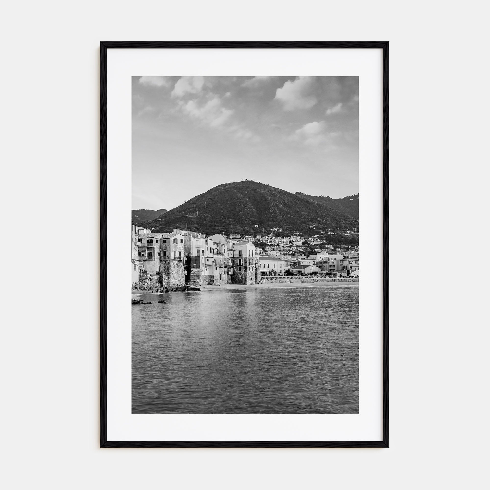 Sicily Photo B&W Poster
