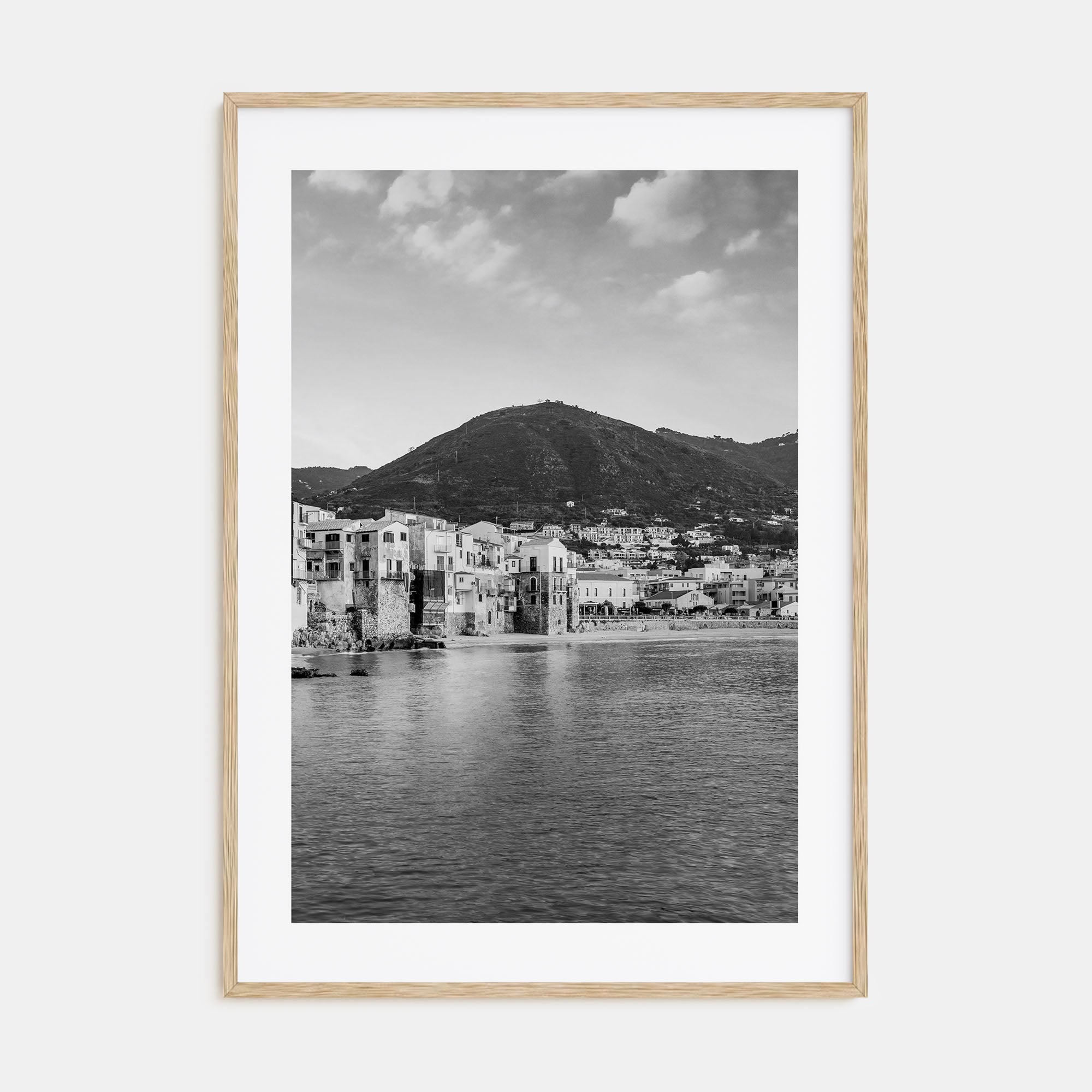 Sicily Photo B&W Poster