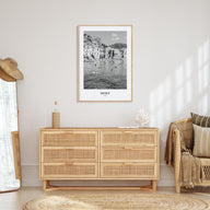 Sicily Portrait B&W No 2 Poster