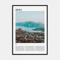 Sicily Travel Color Poster