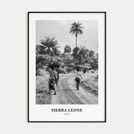Sierra Leone Portrait B&W Poster