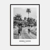 Sierra Leone Portrait B&W Poster
