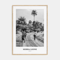 Sierra Leone Portrait B&W Poster
