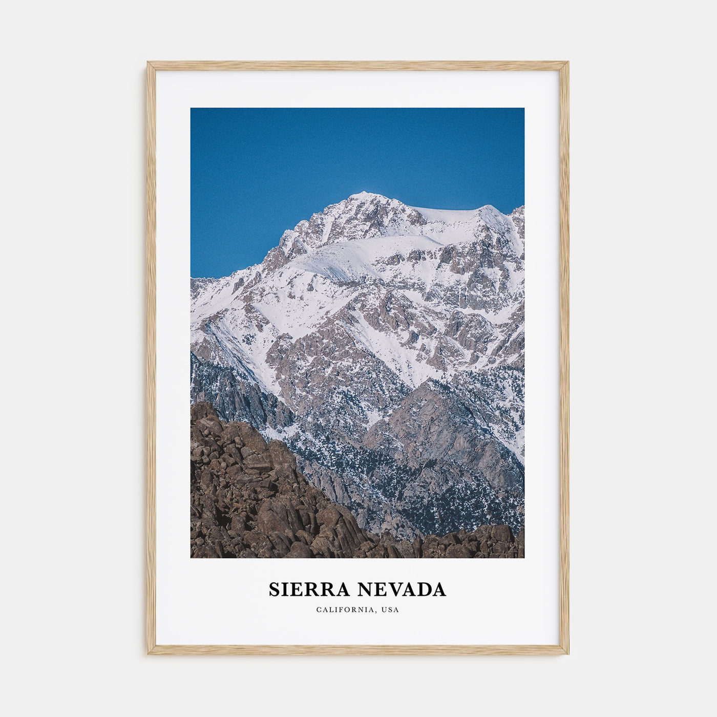 Sierra Nevada Portrait Color Poster