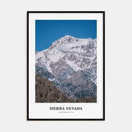 Sierra Nevada Portrait Color Poster