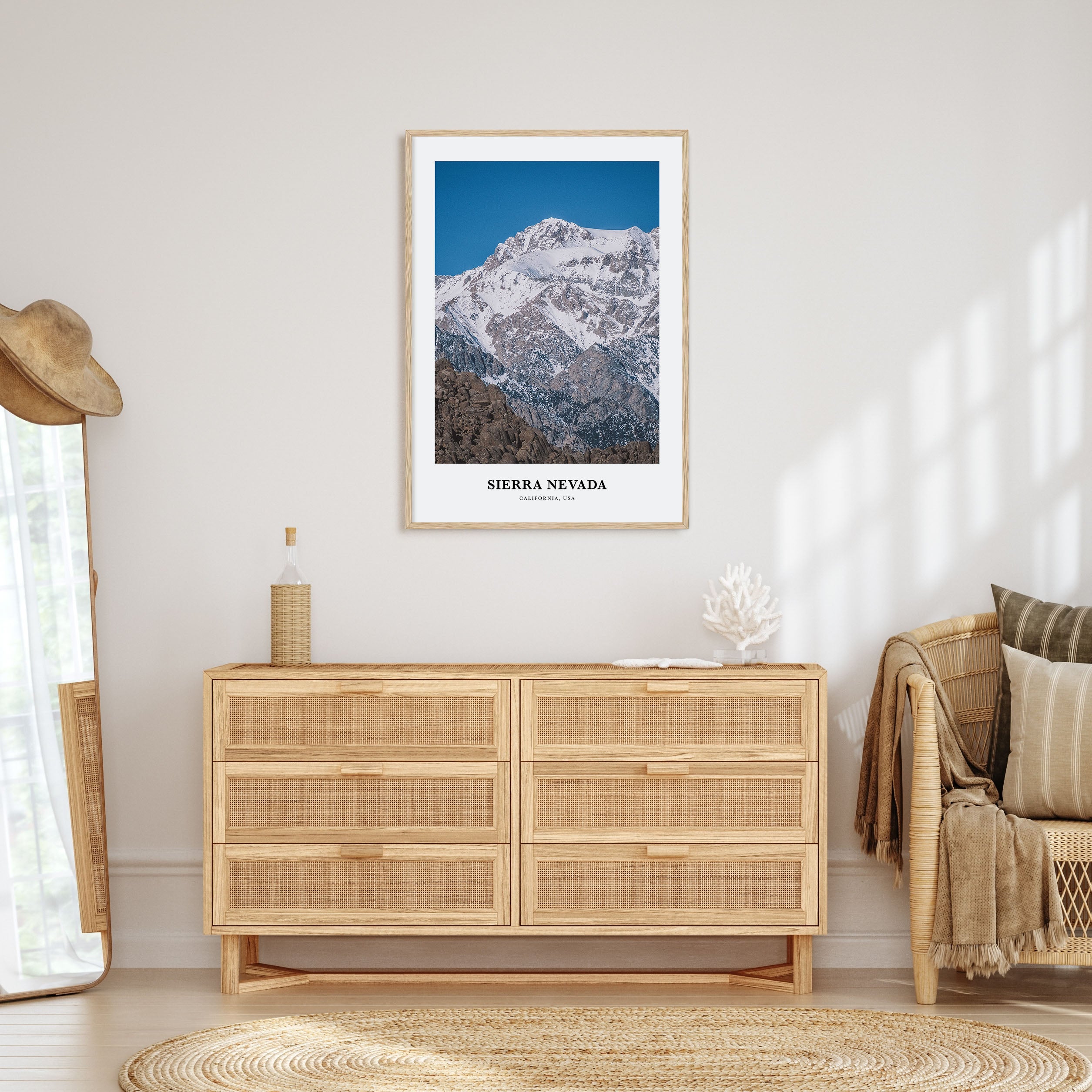 Sierra Nevada Portrait Color Poster