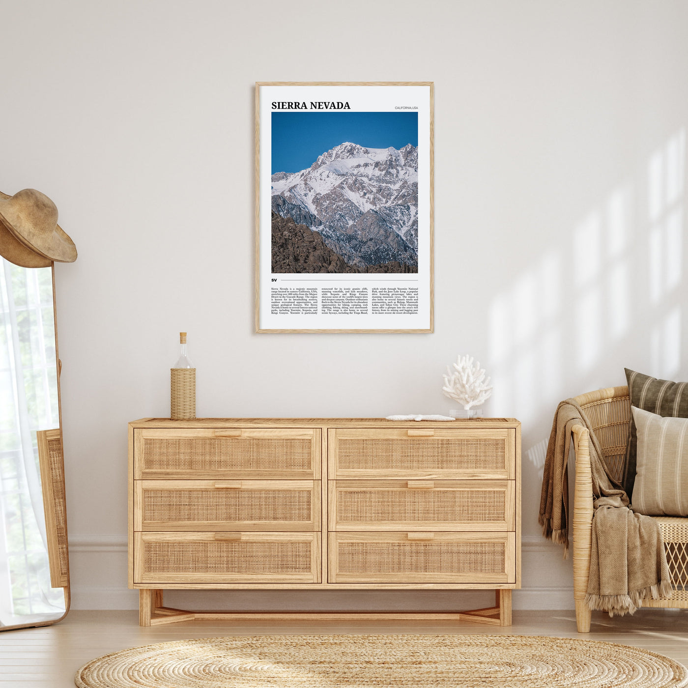 Sierra Nevada Travel Color Poster