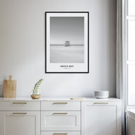 Siesta Key Portrait B&W Poster