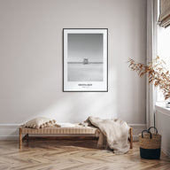 Siesta Key Portrait B&W Poster