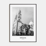 Sinaloa Portrait B&W Poster