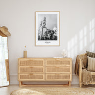 Sinaloa Portrait B&W Poster