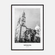 Sinaloa Portrait B&W Poster