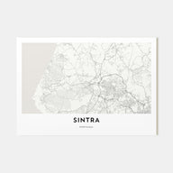 Sintra Map Landscape Poster