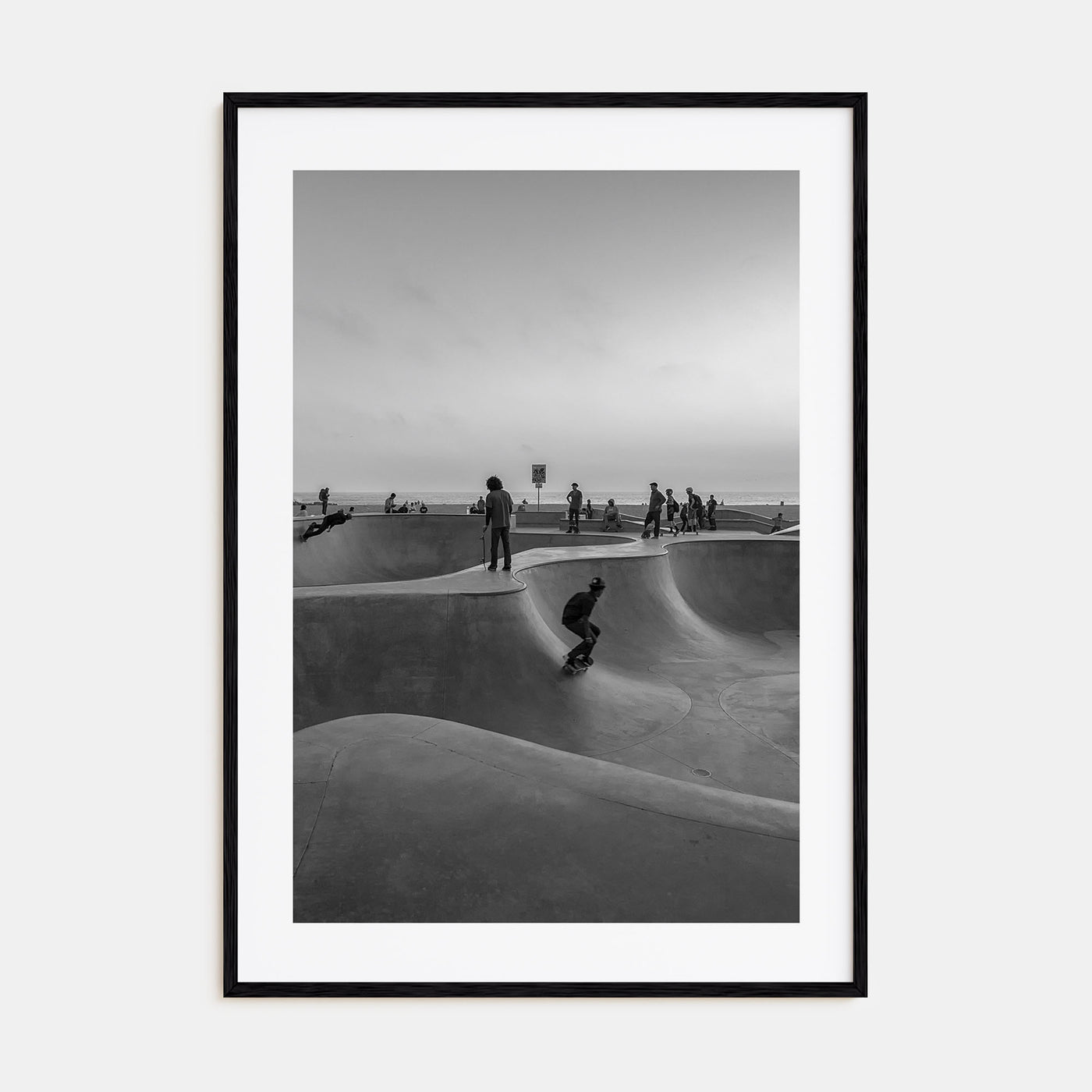 Skateboard Photo B&W No 1 Poster