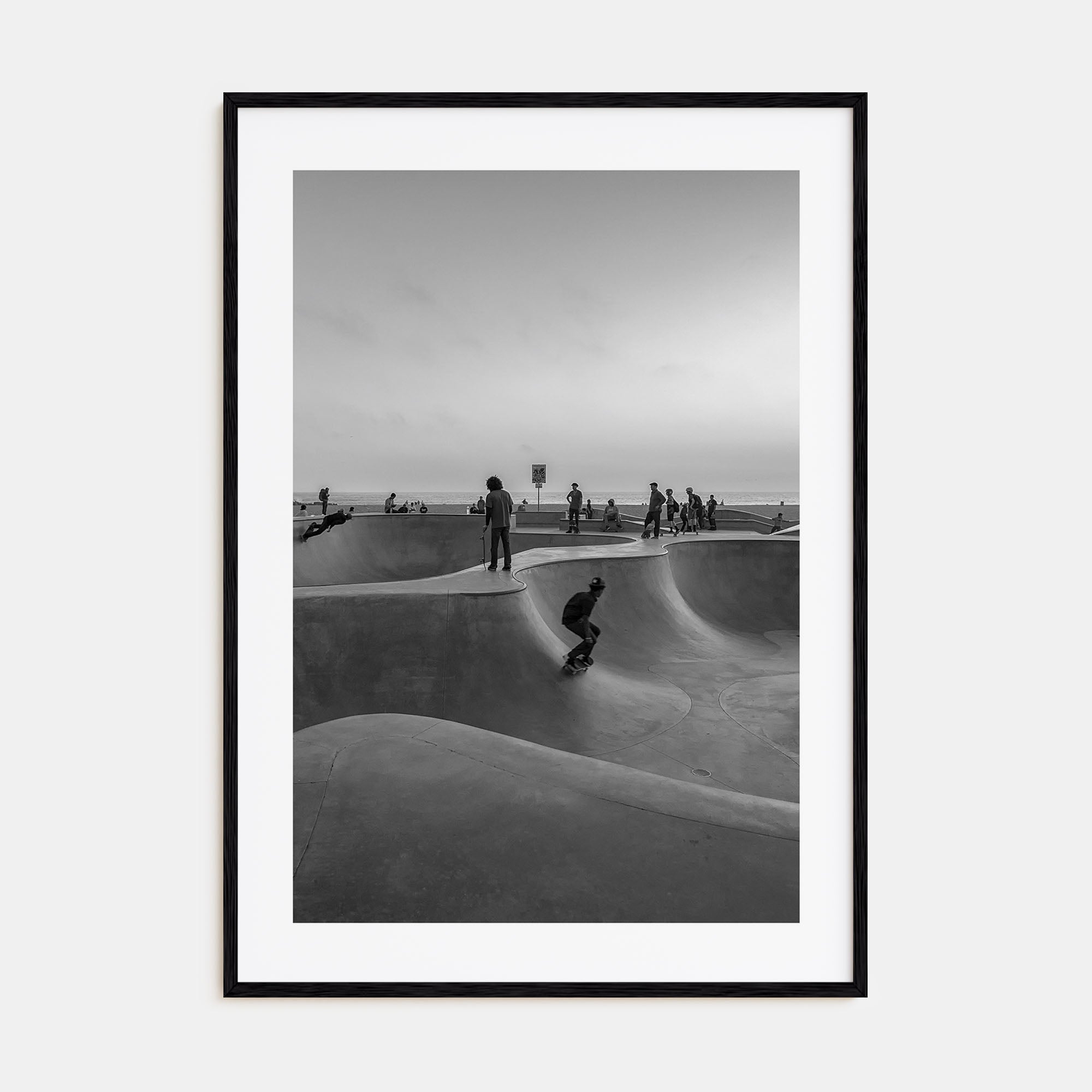 Skateboard Photo B&W No 1 Poster