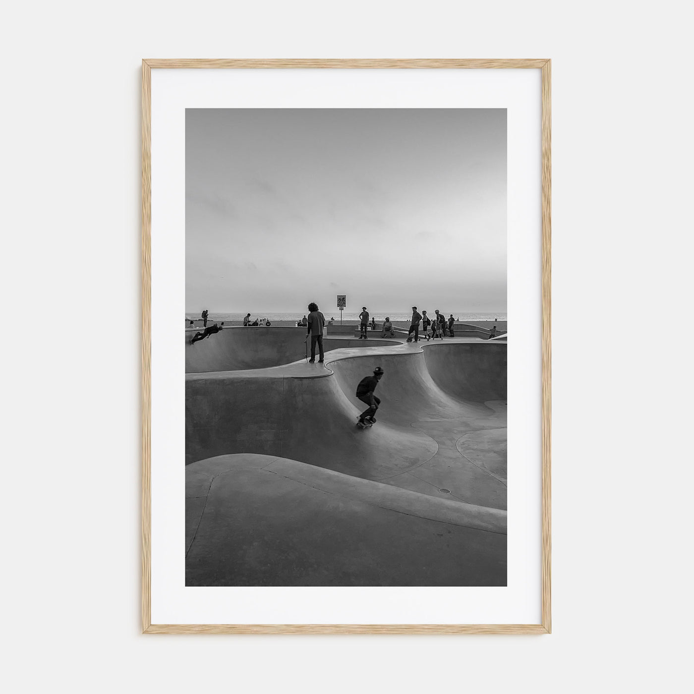 Skateboard Photo B&W No 1 Poster