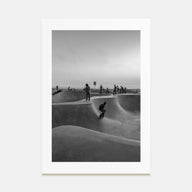 Skateboard Photo B&W No 1 Poster