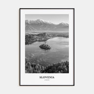 Slovenia Portrait B&W Poster