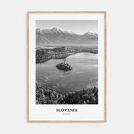 Slovenia Portrait B&W Poster