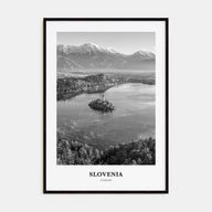 Slovenia Portrait B&W Poster