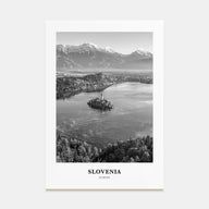 Slovenia Portrait B&W Poster