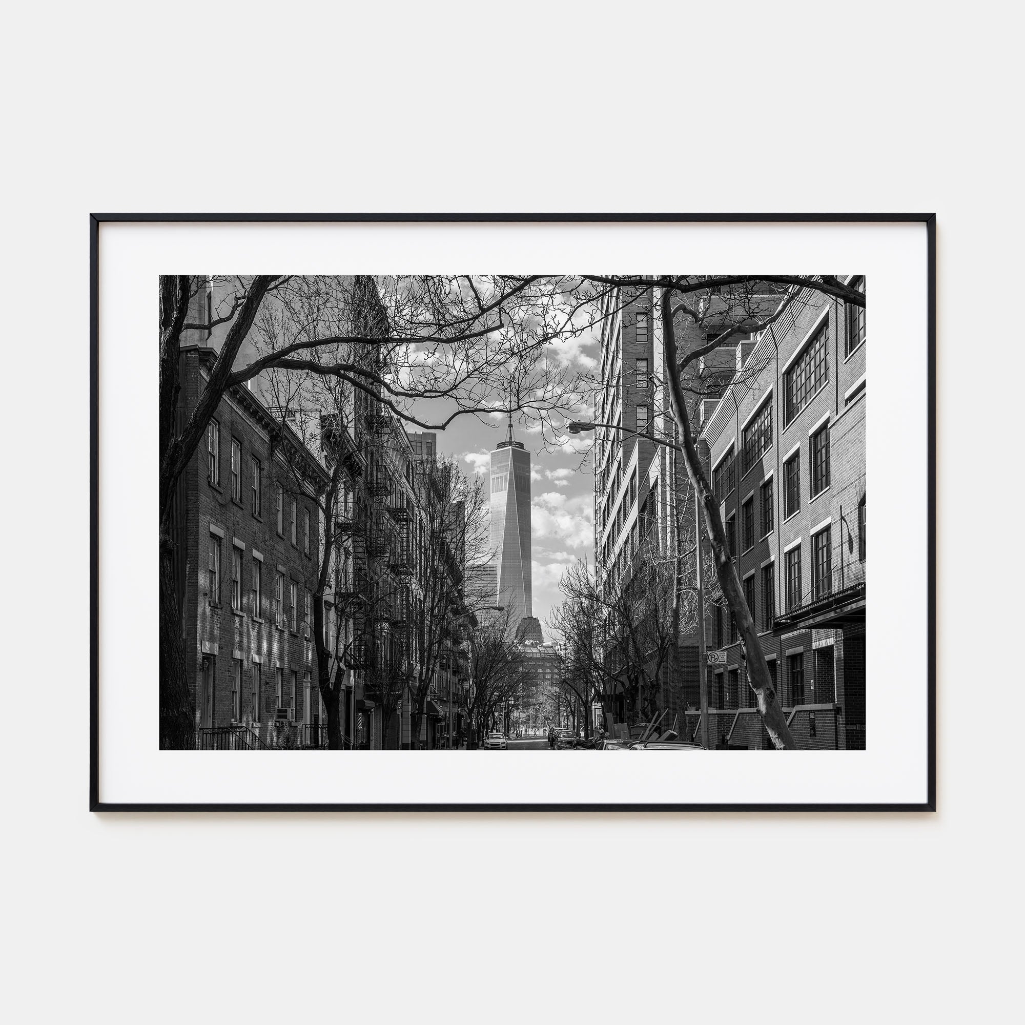 SoHo, New York City Landscape B&W Poster