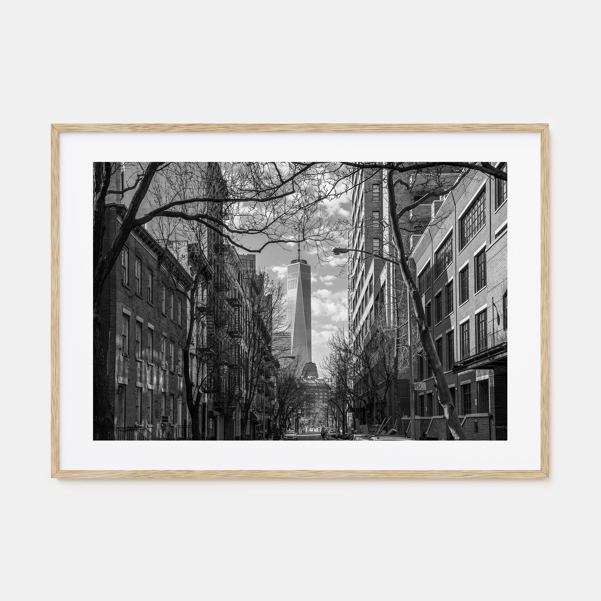 SoHo, New York City Landscape B&W Poster