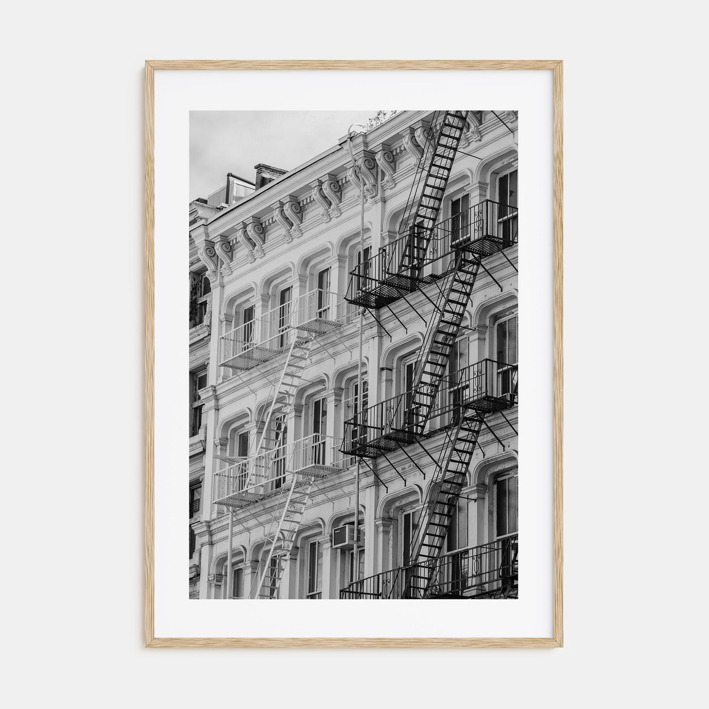 SoHo, New York City Photo B&W Poster