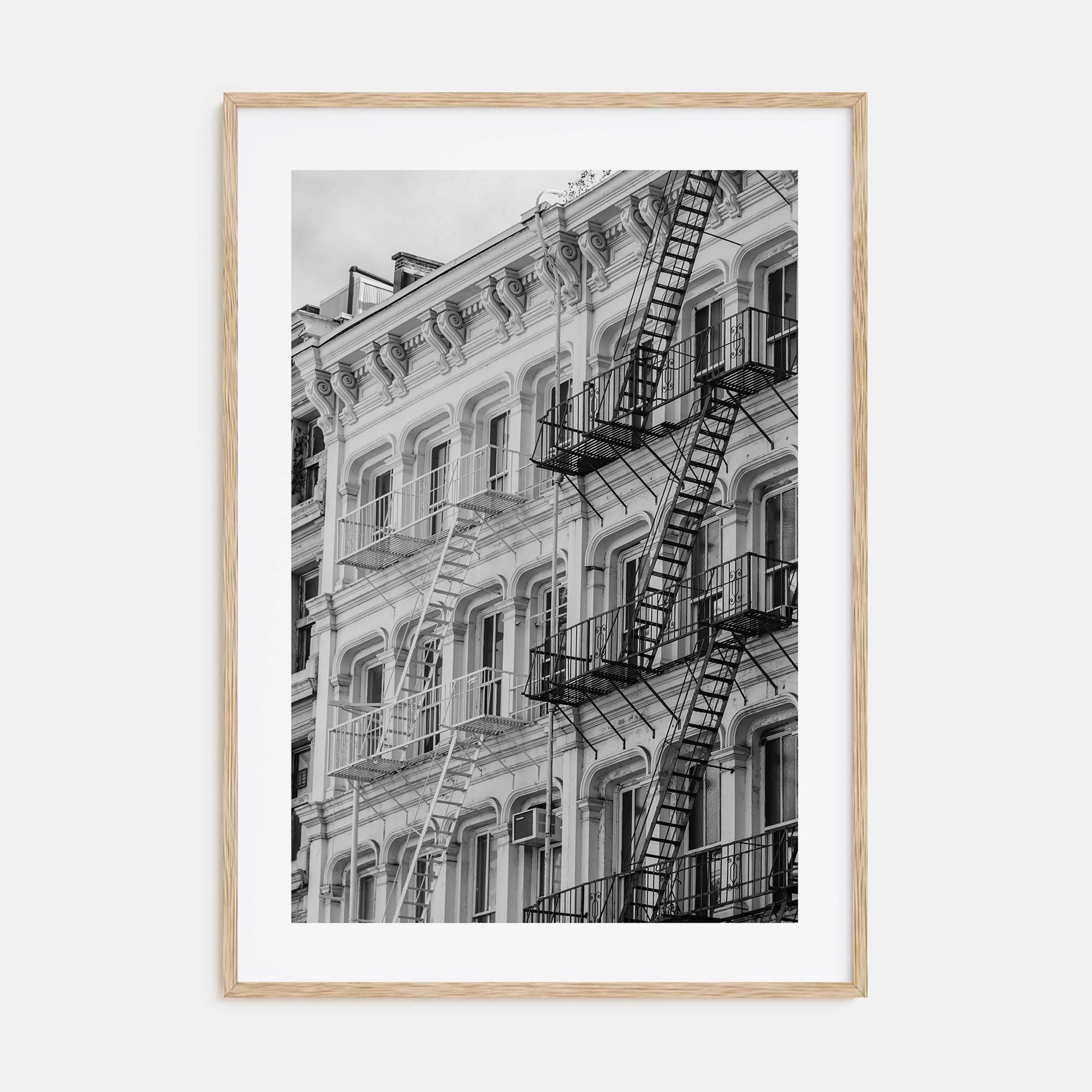 SoHo, New York City Photo B&W Poster
