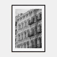 SoHo, New York City Photo B&W Poster