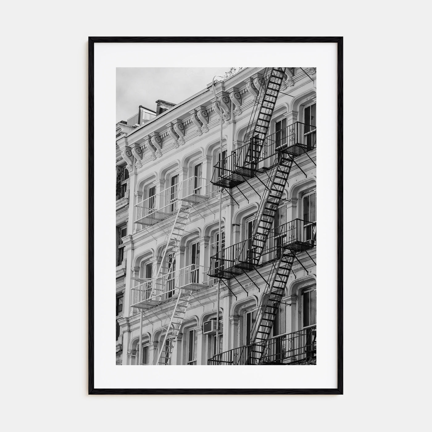 SoHo, New York City Photo B&W Poster