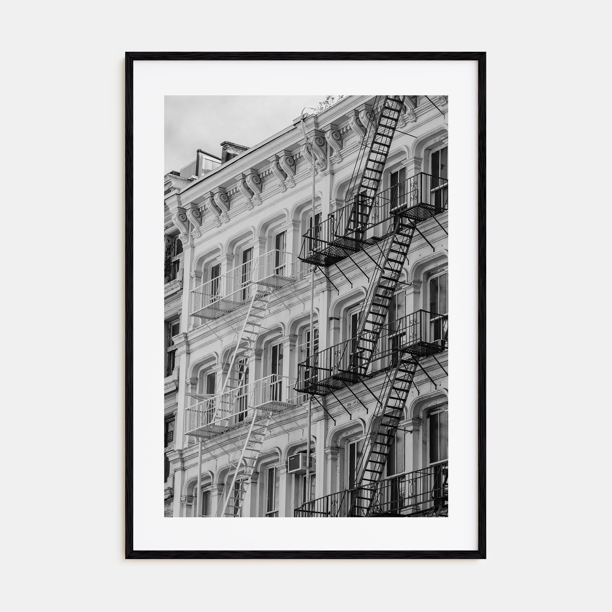 SoHo, New York City Photo B&W Poster