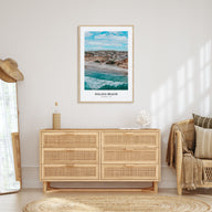 Solana Beach Portrait Color Poster