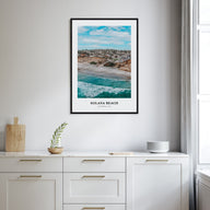 Solana Beach Portrait Color Poster