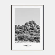 Somalia Portrait B&W Poster
