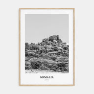 Somalia Portrait B&W Poster
