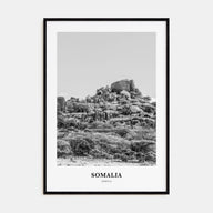 Somalia Portrait B&W Poster