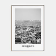Somaliland Portrait B&W Poster