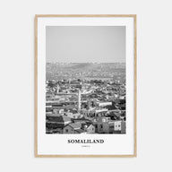 Somaliland Portrait B&W Poster
