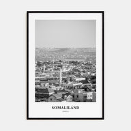 Somaliland Portrait B&W Poster