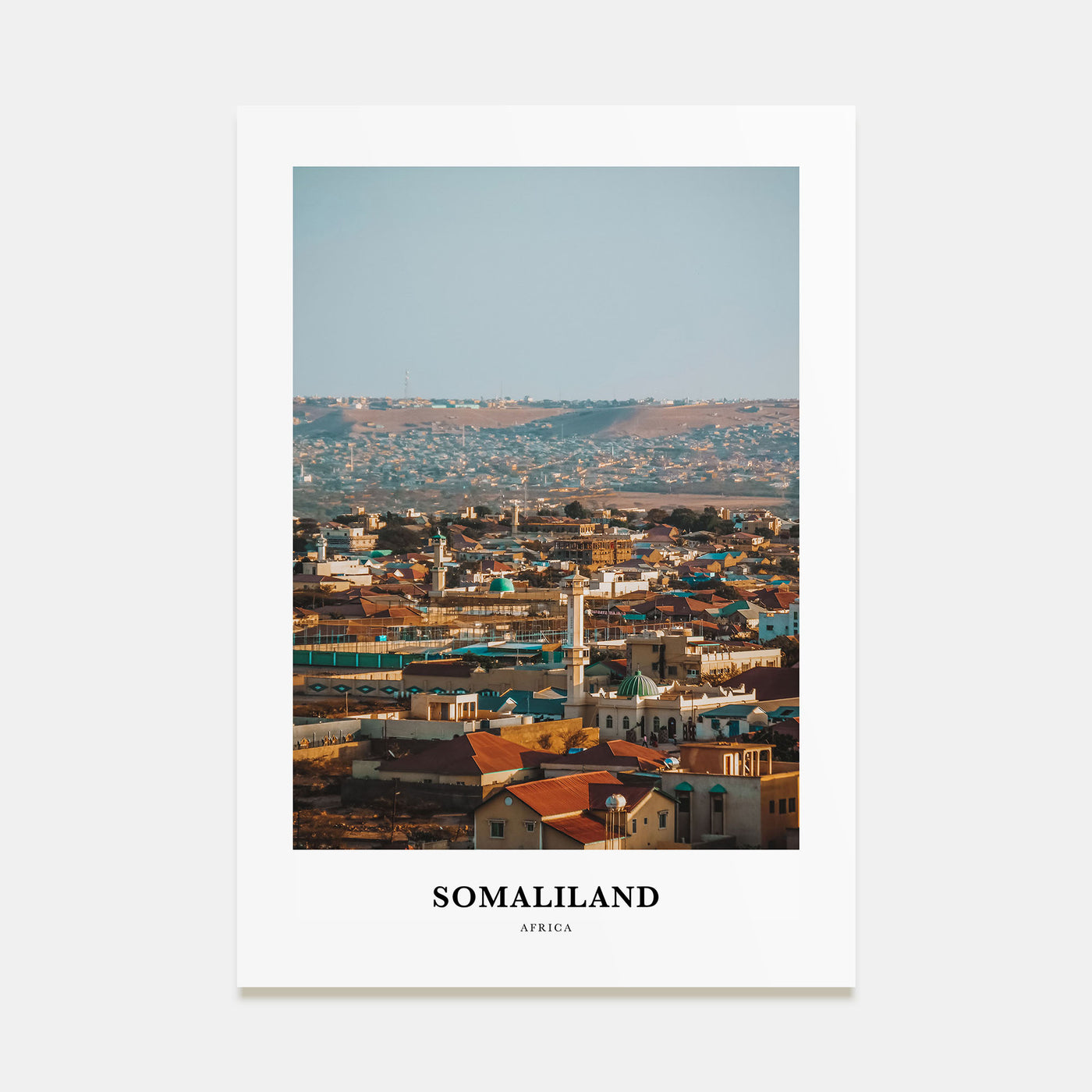 Somaliland Portrait Color Poster