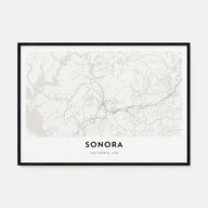 Sonora Map Landscape Poster