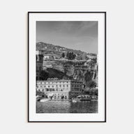 Sorrento, Italy Photo B&W Poster