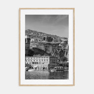 Sorrento, Italy Photo B&W Poster
