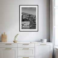 Sorrento, Italy Photo B&W Poster