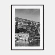 Sorrento, Italy Photo B&W Poster