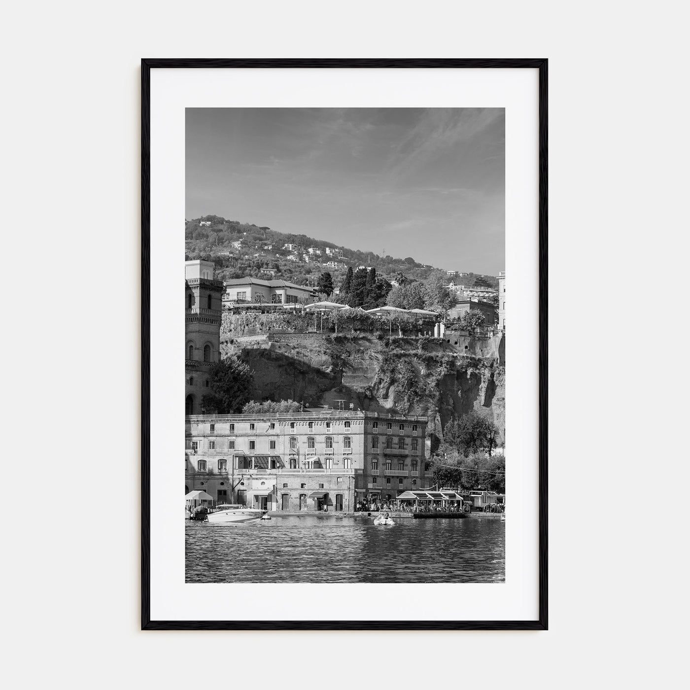 Sorrento, Italy Photo B&W Poster